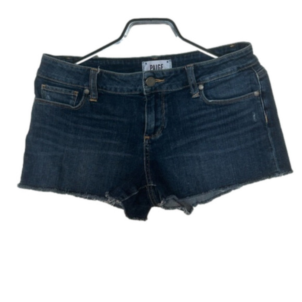 Paige Bobby Short Blue Jeans Shorts 26